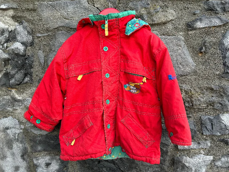 Canvas Jackets80s red jacket 3-4y (98-104cm)