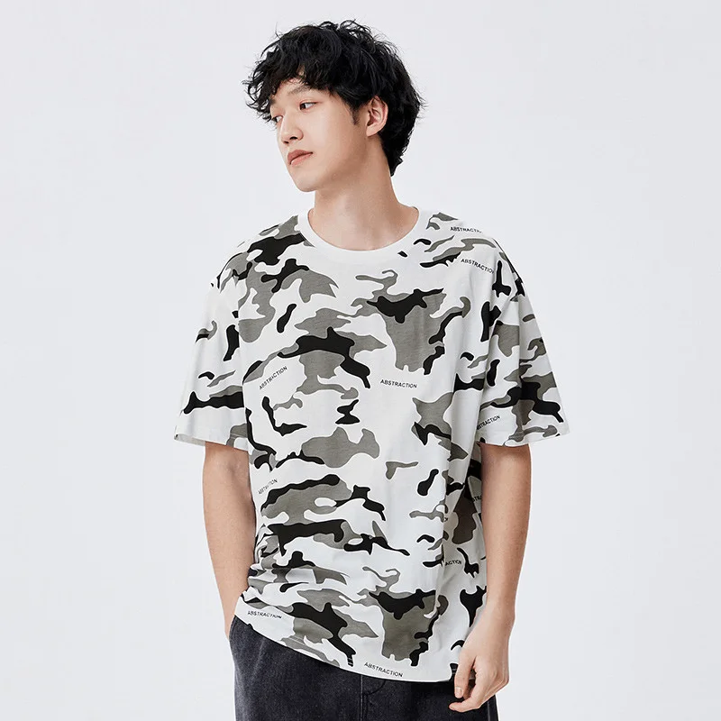 Personalized Youth Trend Korean Half-Sleeve Bottoming ShirtHigh-Fashion Shirts