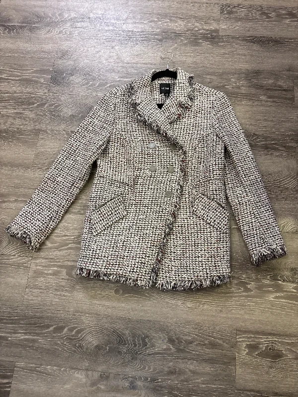 Hooded JacketsNic + Zoe Tweed Fringe Trim Jacket - Medium