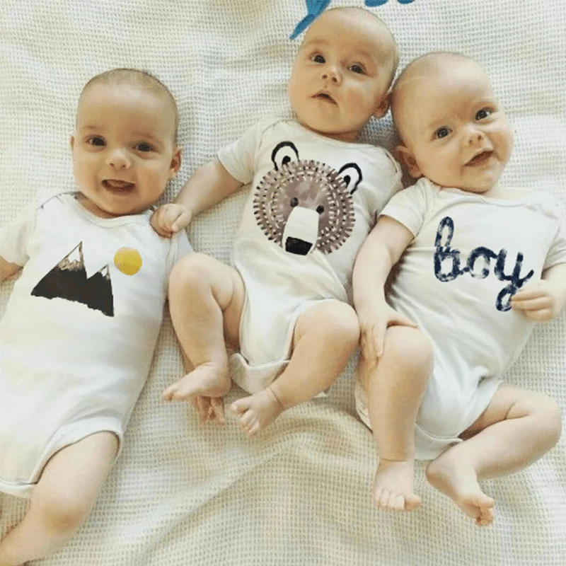 Three-Piece Cotton Short-Sleeved Baby Bottoming ShirtCashmere Shirts