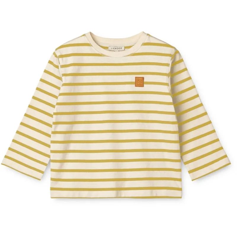 Liewood Y/D Stripe Creme De La Creme/Crispy Corn Ullrik Stripe BlousePeplum Shirts