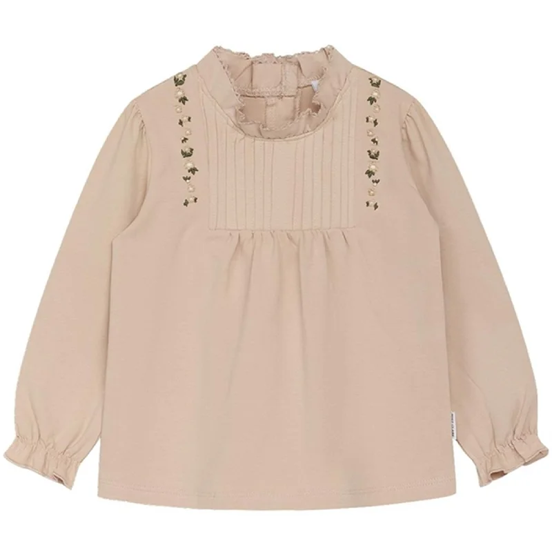 Hust & Claire Mini Peach Rose Anneli BlouseRunning Shirts