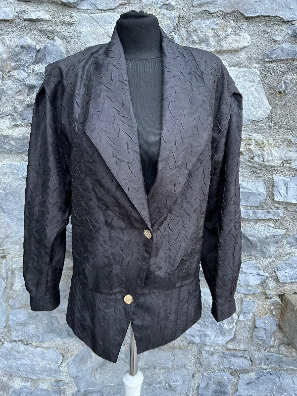 Pocketed Jackets80s black jacket uk 12