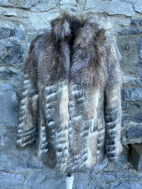 BlazersBrown faux fur uk 8