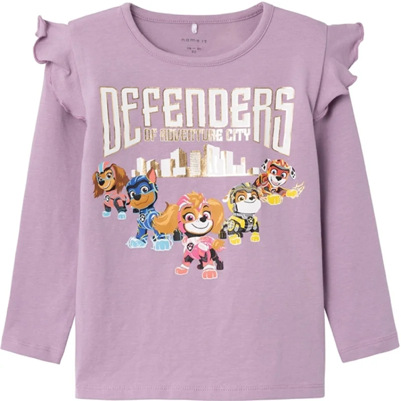 Name it Lavender Mist Odenina Paw Patrol BlouseLuxury Shirts