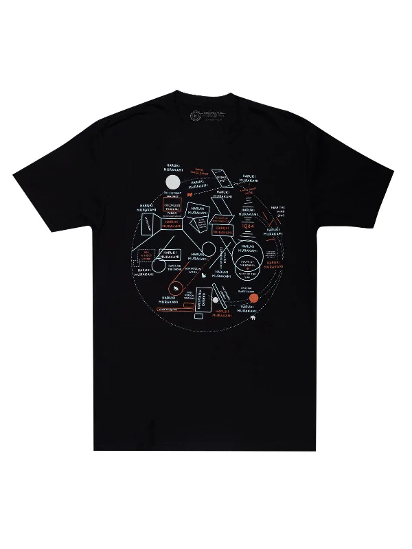 Longline T-ShirtsMurakami Novels Map Unisex T-Shirt