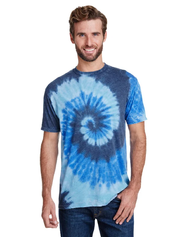 Longline T-ShirtsTie-Dye CD1090 Adult Burnout Festival T-Shirt