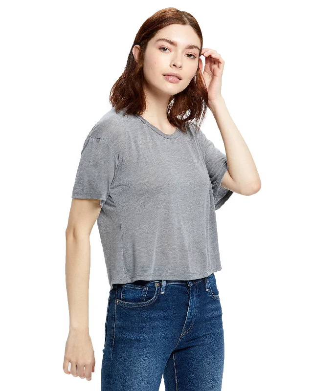 Hip-Hop T-ShirtsUS Blanks US309 Ladies' Boxy Open Neck Top