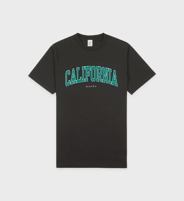 Vintage T-ShirtsCalifornia T-Shirt - Faded Black/Spring Green