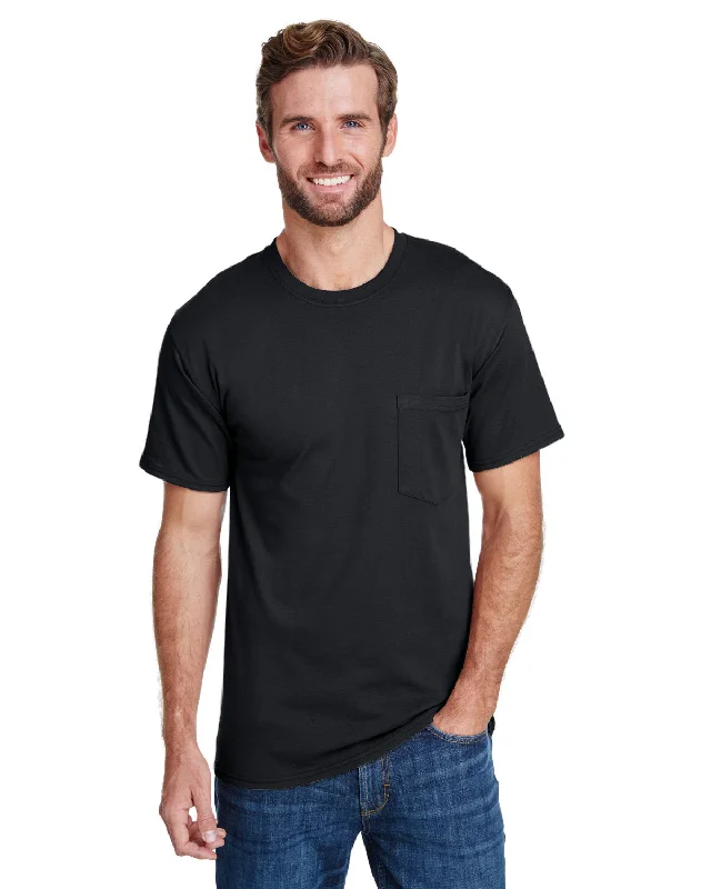 Quick-Dry T-ShirtsHanes W110 Adult Workwear Pocket T-Shirt