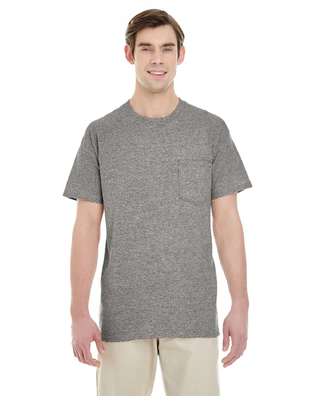 Colorblock T-ShirtsGildan G530 Adult Heavy Cotton Pocket T-Shirt