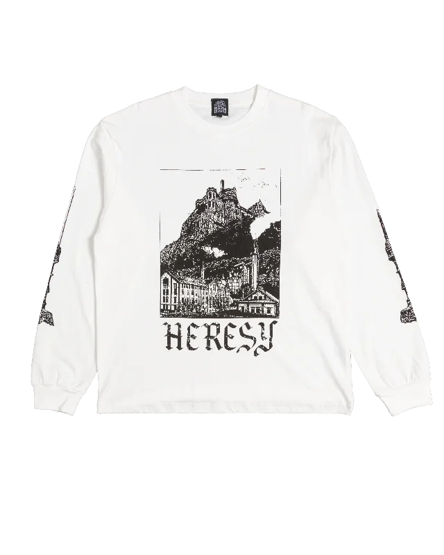 Sheer T-ShirtsMoss & Iron L/S T-shirt - Ecru