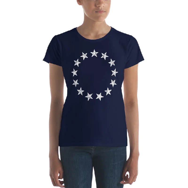 Striped T-ShirtsBetsy Ross 13 Stars Women's T-Shirt