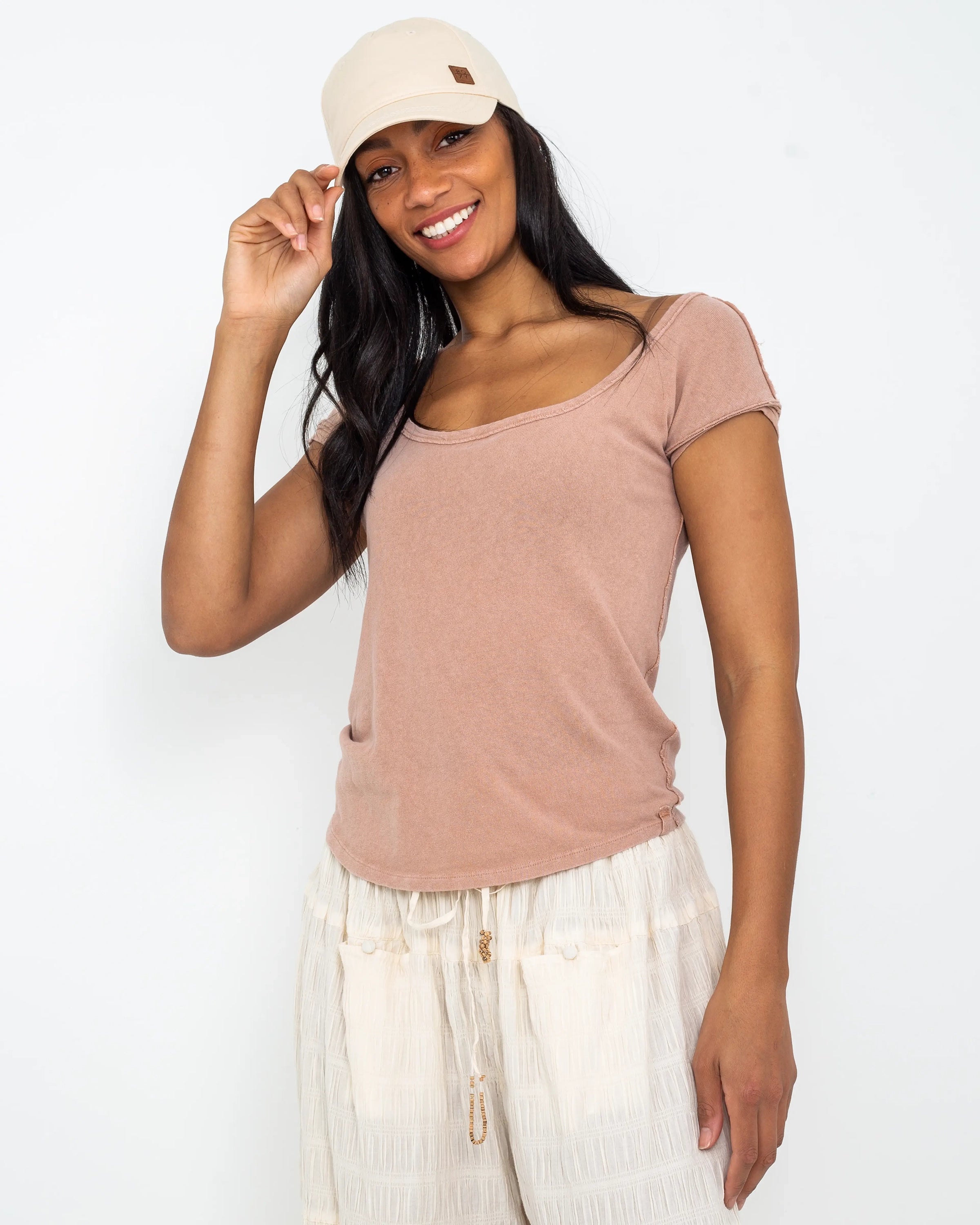 Relaxed Fit T-ShirtsBout Time T-shirt in Misty Mink