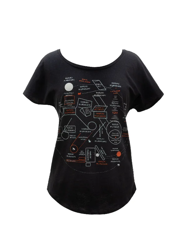 Cycling T-ShirtsMurakami Novels Map Women’s Relaxed Fit T-Shirt