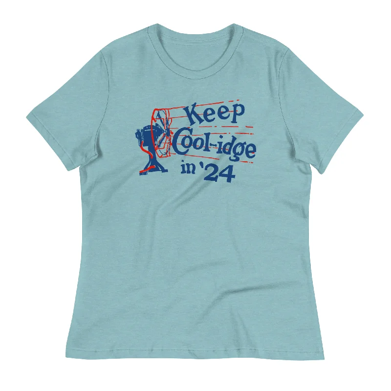 College T-ShirtsKeep Coolidge Vintage Calvin Coolidge Women's Relaxed T-Shirt