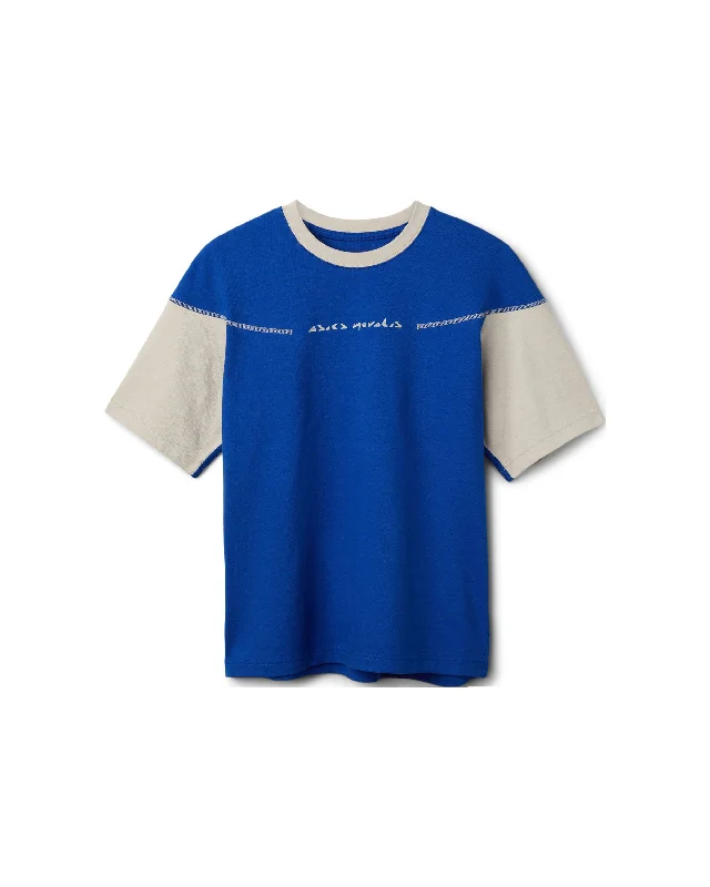 Retro T-ShirtsNOVALIS Bixance T-shirt - Asics Blue / Grey