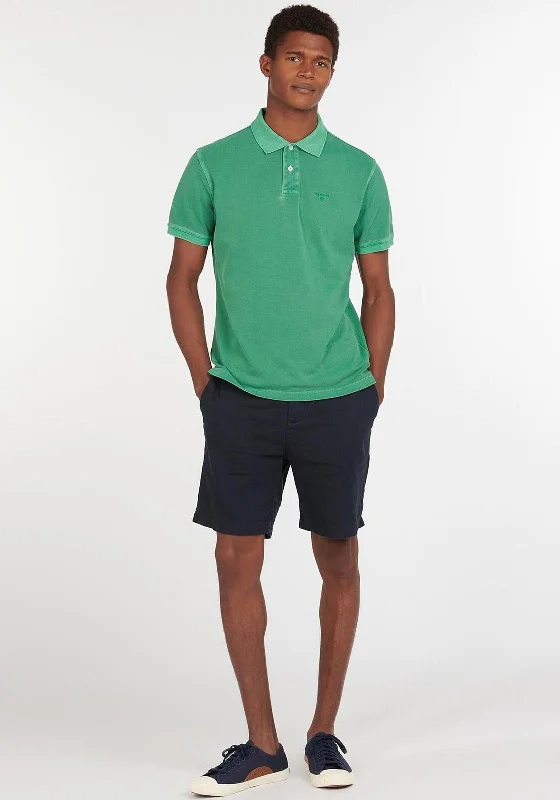 Smart polo shirtBarbour Wash Sports Polo Shirt, Turf Green