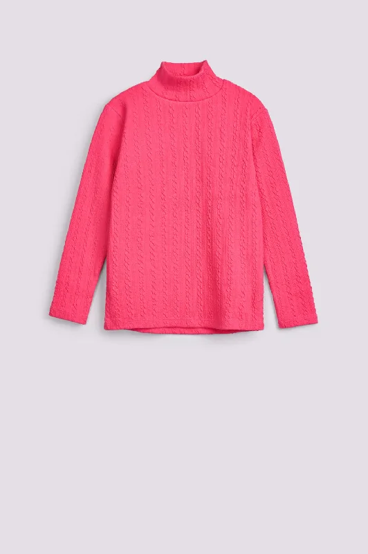 GIRLS LIGHT WEIGHT SWEATERButton-Up Knit Tops