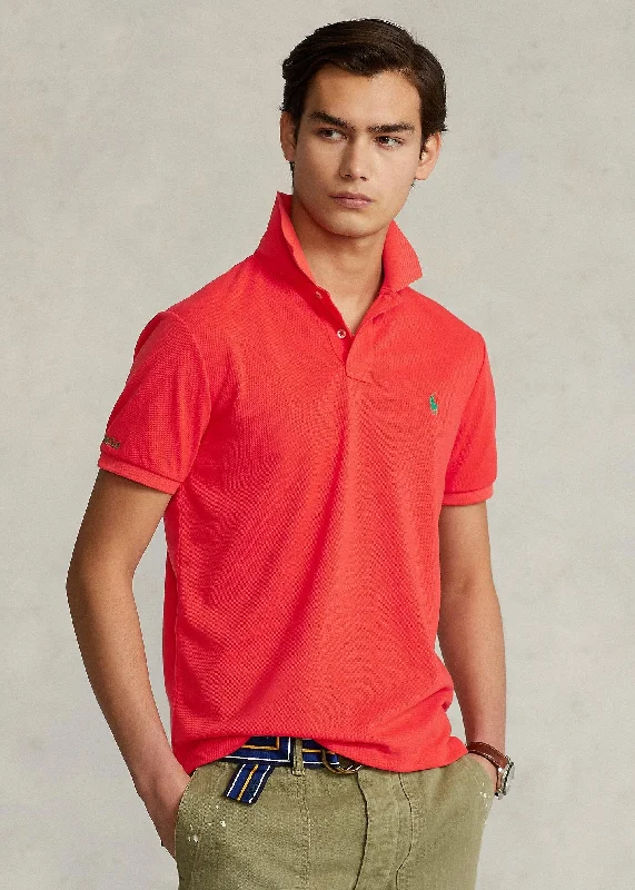 Sequin polo shirtRalph Lauren The Earth Polo Shirt, Red