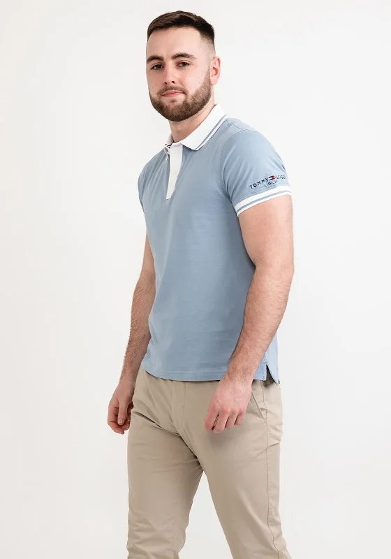 Logo polo shirtTommy Hilfiger Basic Tipped Polo Shirt, Daybreak Blue