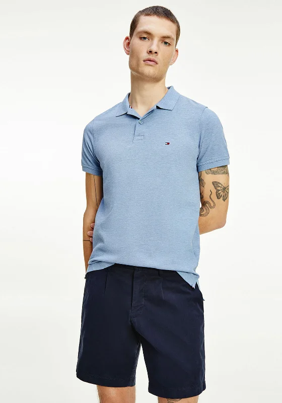 Longline polo shirtTommy Hilfiger Tommy Heather Polo Shirt, Colorado Indigo