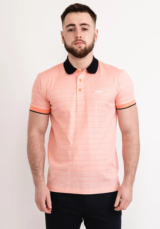 Work polo shirtHugo Boss Paddy Polo Shirt, Salmon