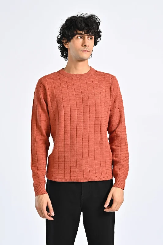 CREW NECK SWEATERThermal Knit Tops