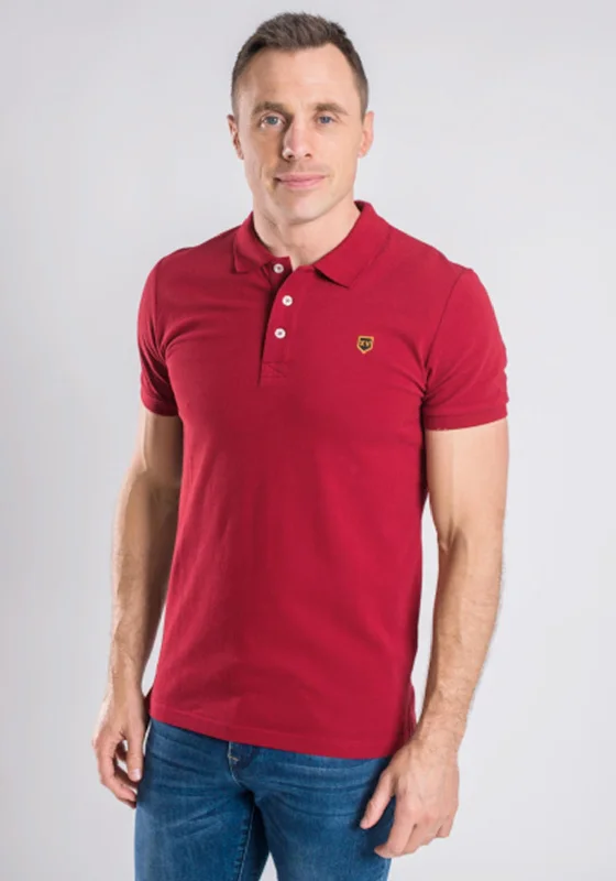 Unisex polo shirtXV Kings Aquila Polo Shirt, Chilli