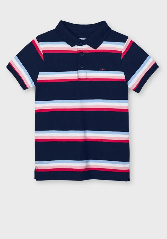 Camouflage polo shirtMayoral Boys Striped Polo Shirt, Navy