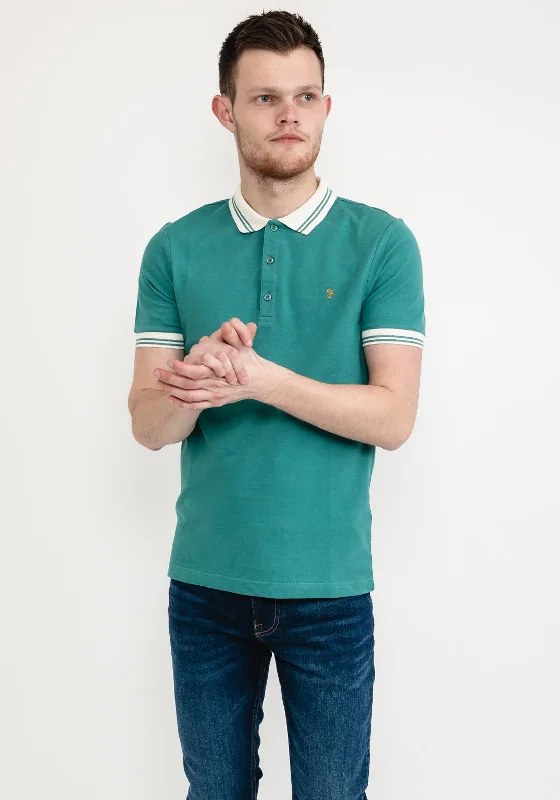 Monochrome polo shirtFarah Stanton Polo Shirt, Mallard Green