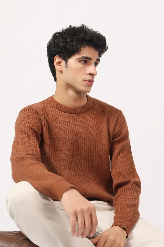 CREW NECK SWEATERStreetwear Knit Tops