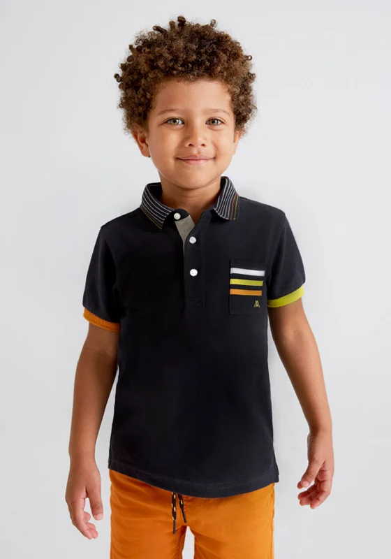 Bright polo shirtMayoral Boys Polo T-Shirt, Navy