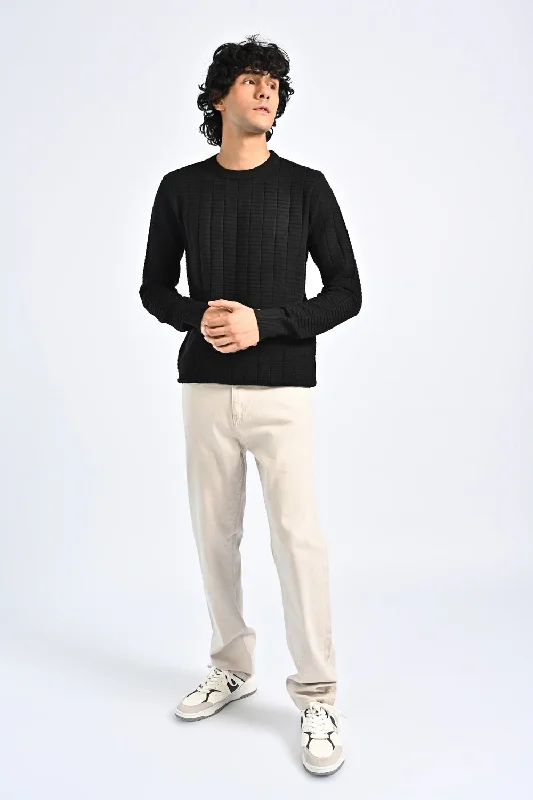 CREW NECK SWEATERLounge Knit Tops