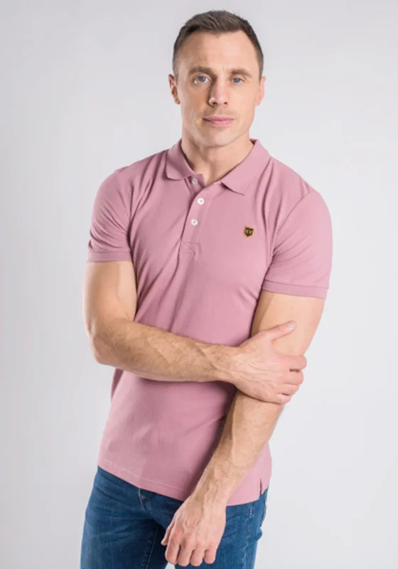 Plus-size polo shirtXV Kings Aquila Polo Shirt, Rose Ashes