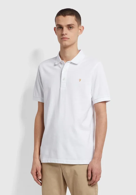 Luxury polo shirtFarah Blanes Polo Shirt, White