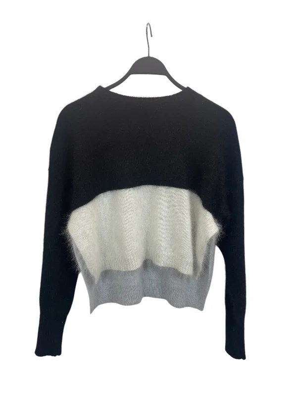 DIESEL/Sweater/3/Stripe/Nylon/BLK/93243Ribbed Knit Tops