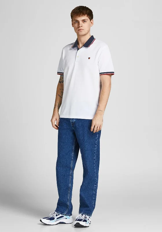 Embroidered polo shirtJack & Jones Pique Polo Shirt, Cloud Dancer