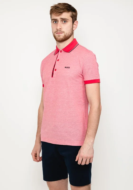 Raglan sleeve polo shirtHugo Boss Paule Polo Shirt, Pink