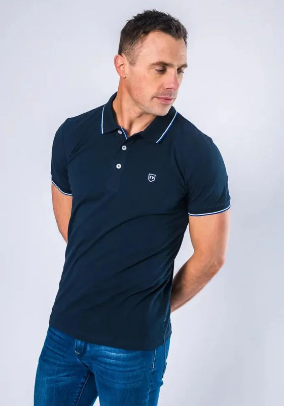 Lightweight polo shirtXV Kings by Tommy Bowe Outeniqua Polo Shirt, Classic Navy