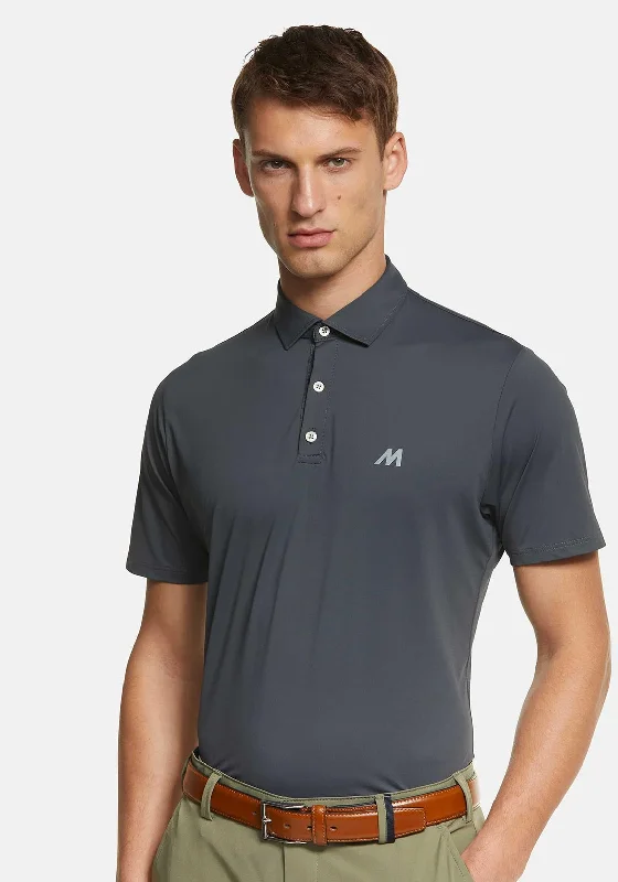 Longline polo shirtMeyer Tiger High Performance Polo Shirt, Charcoal