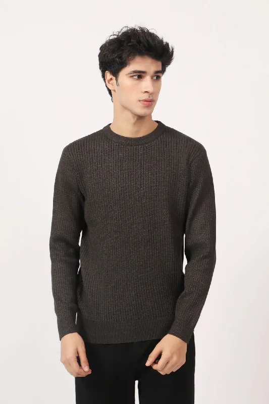 CREW NECK SWEATERDesigner Knit Tops