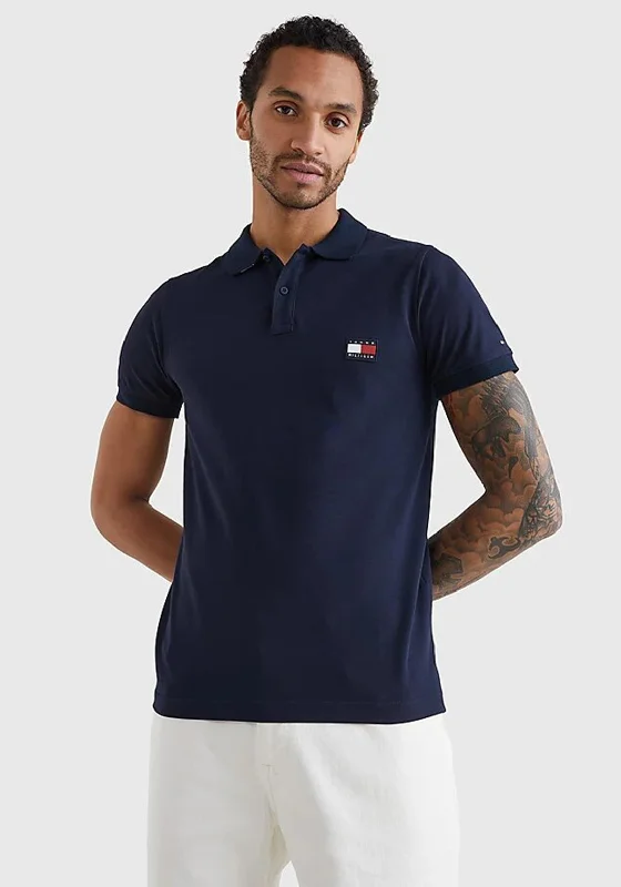 Heated polo shirtTommy Hilfiger Slim Fit Logo Polo Shirt, Desert Sky