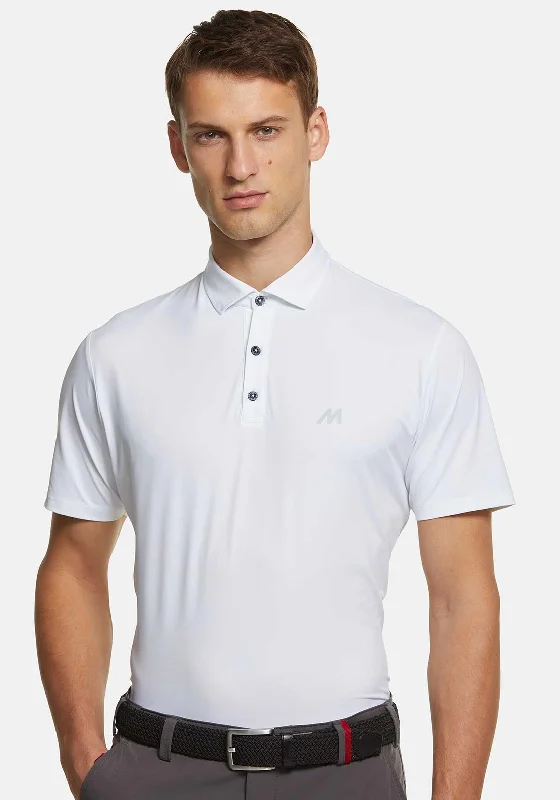 Button-up polo shirtMeyer Tiger High Performance Polo Shirt, White