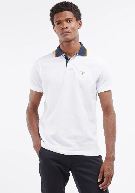 Tech polo shirtBarbour Prep Tipped Polo Shirt, White