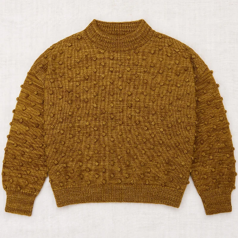 EXCLUSIVE Adult Original Popcorn Sweater in Antique Brass by Misha & PuffBeaded Knit Tops