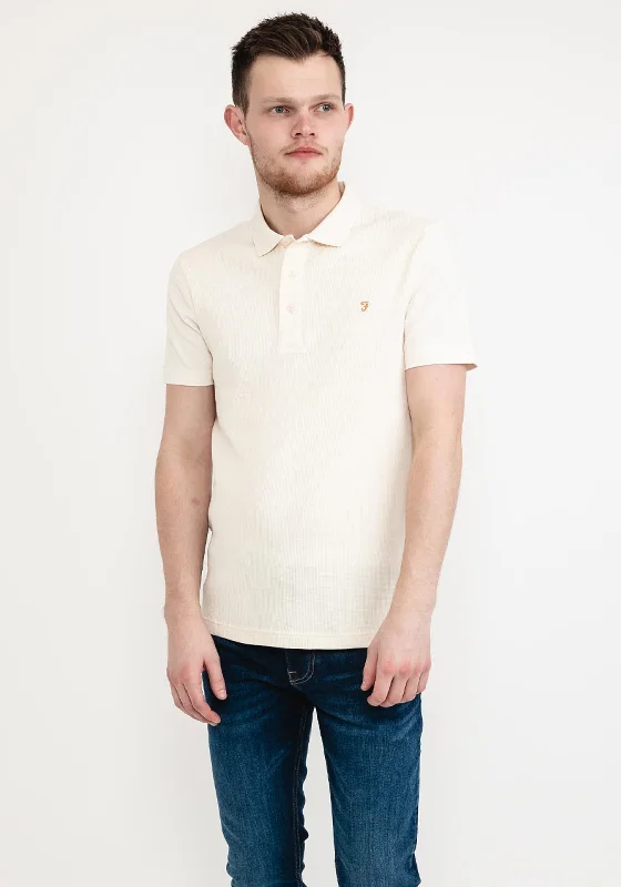 Dark polo shirtFarah Forster Polo Shirt, Ecru