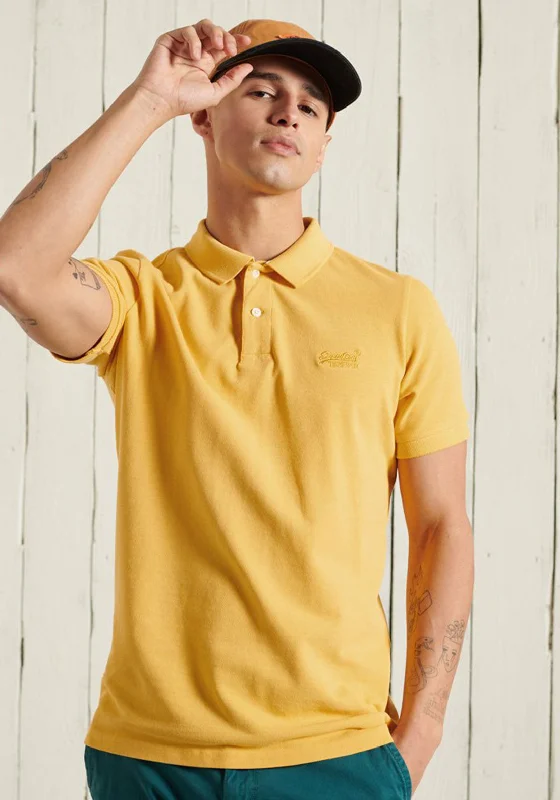 Formal polo shirtSuperdry Vintage Destroyed Polo, Utah Gold