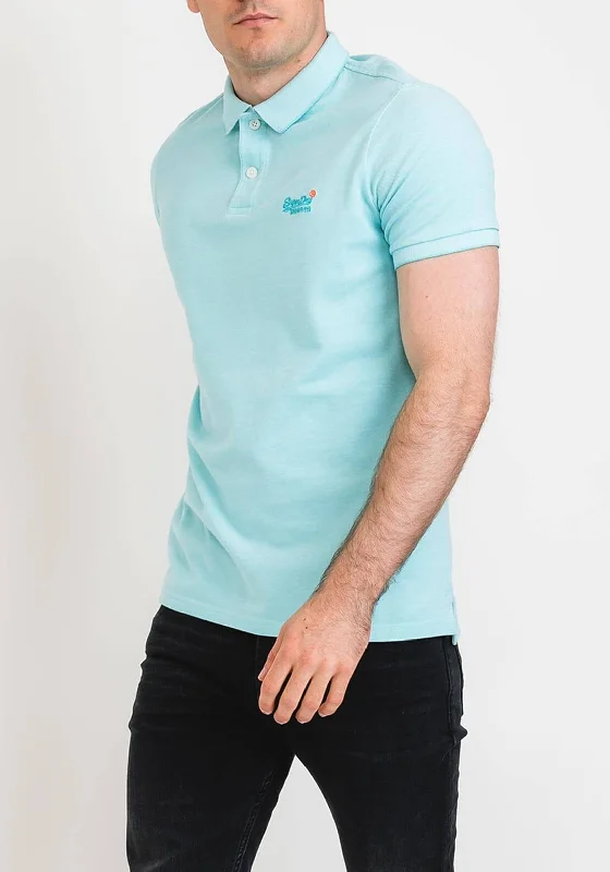 Lounge polo shirtSuperdry Classic Pique Polo Shirt, Spearmint