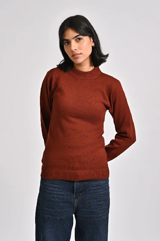 CASHMERE HAND FEEL SWEATERRecycled Fabric Knit Tops